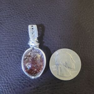 Lodolite/Garden Quartz Pendant